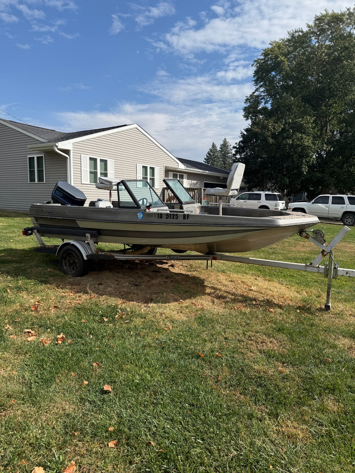 1987 Astroglass Combo 151 With Trailer