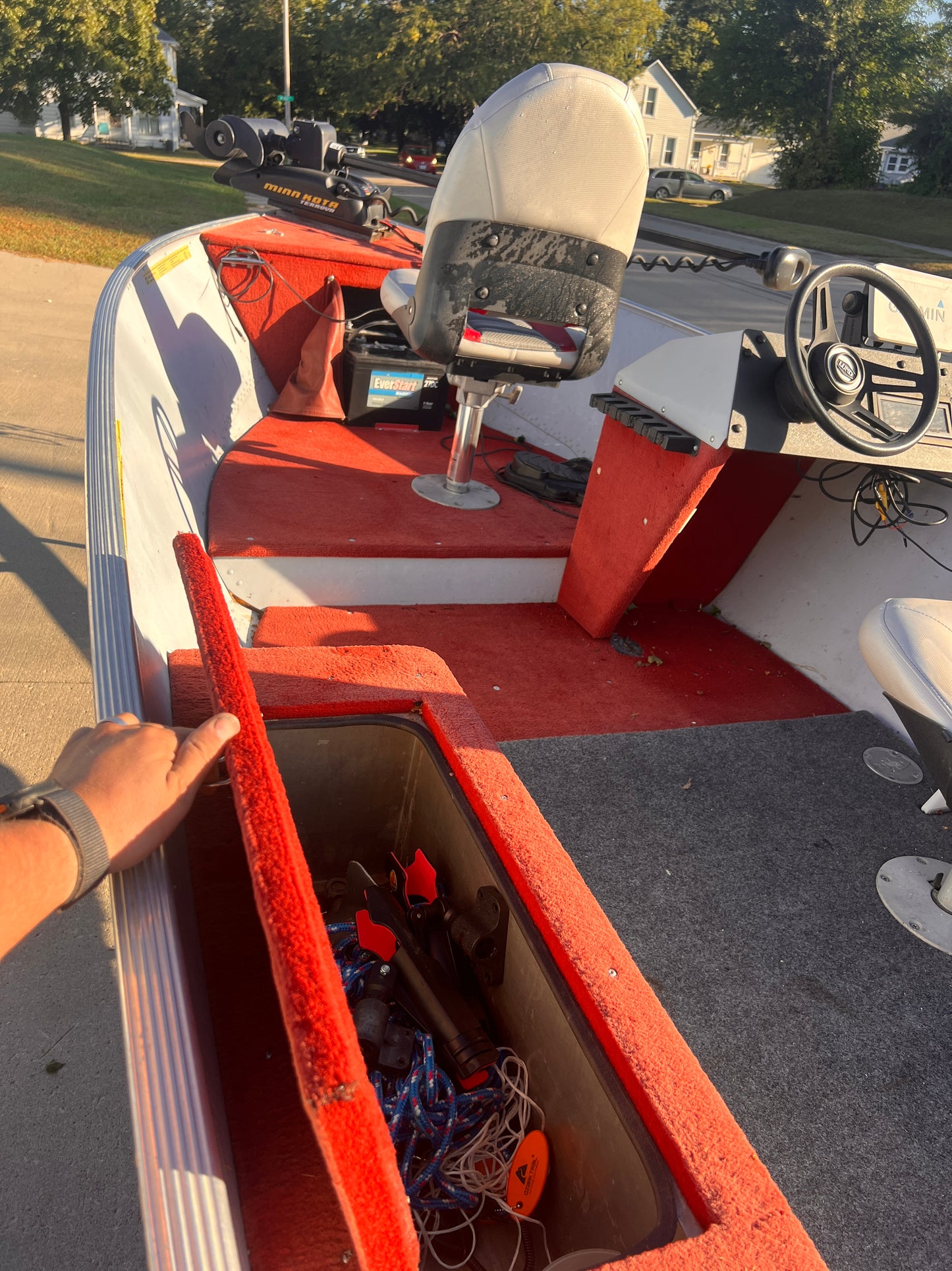 1991 Lund Rebel Pike 16" With Trailer