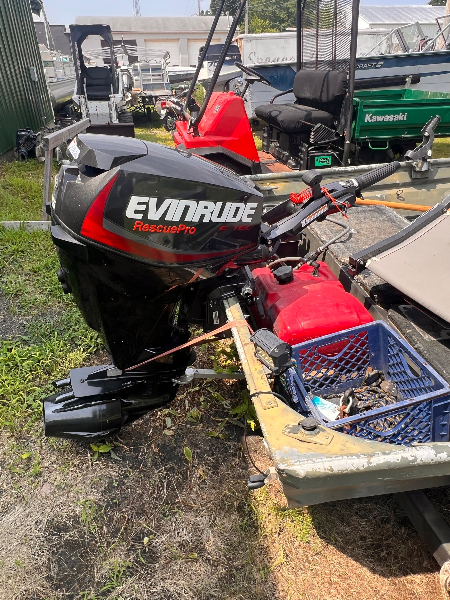 2018 Evinrude Etec 25HP Rescue Pro Pump Jet