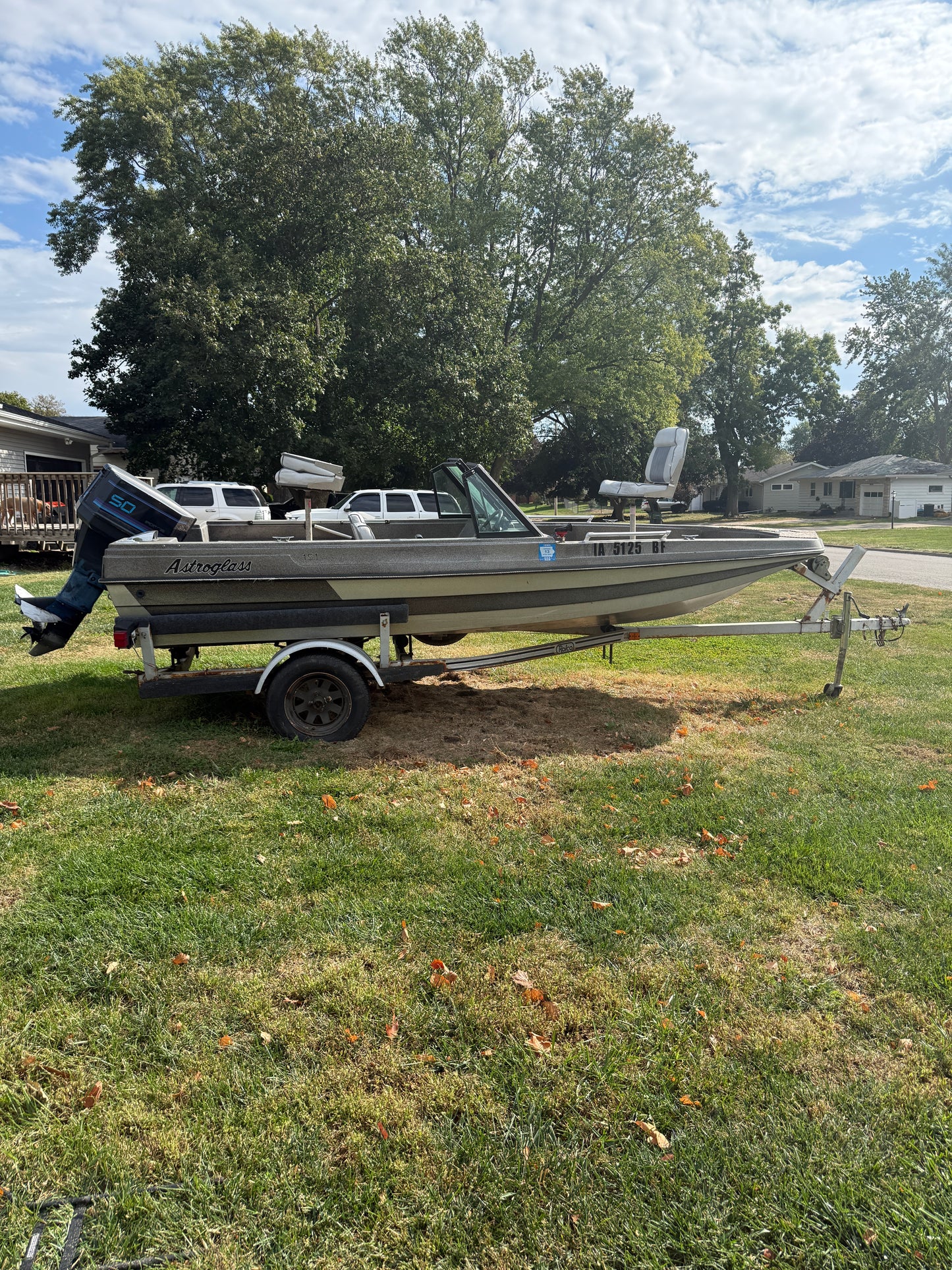 1987 Astroglass Combo 151 With Trailer