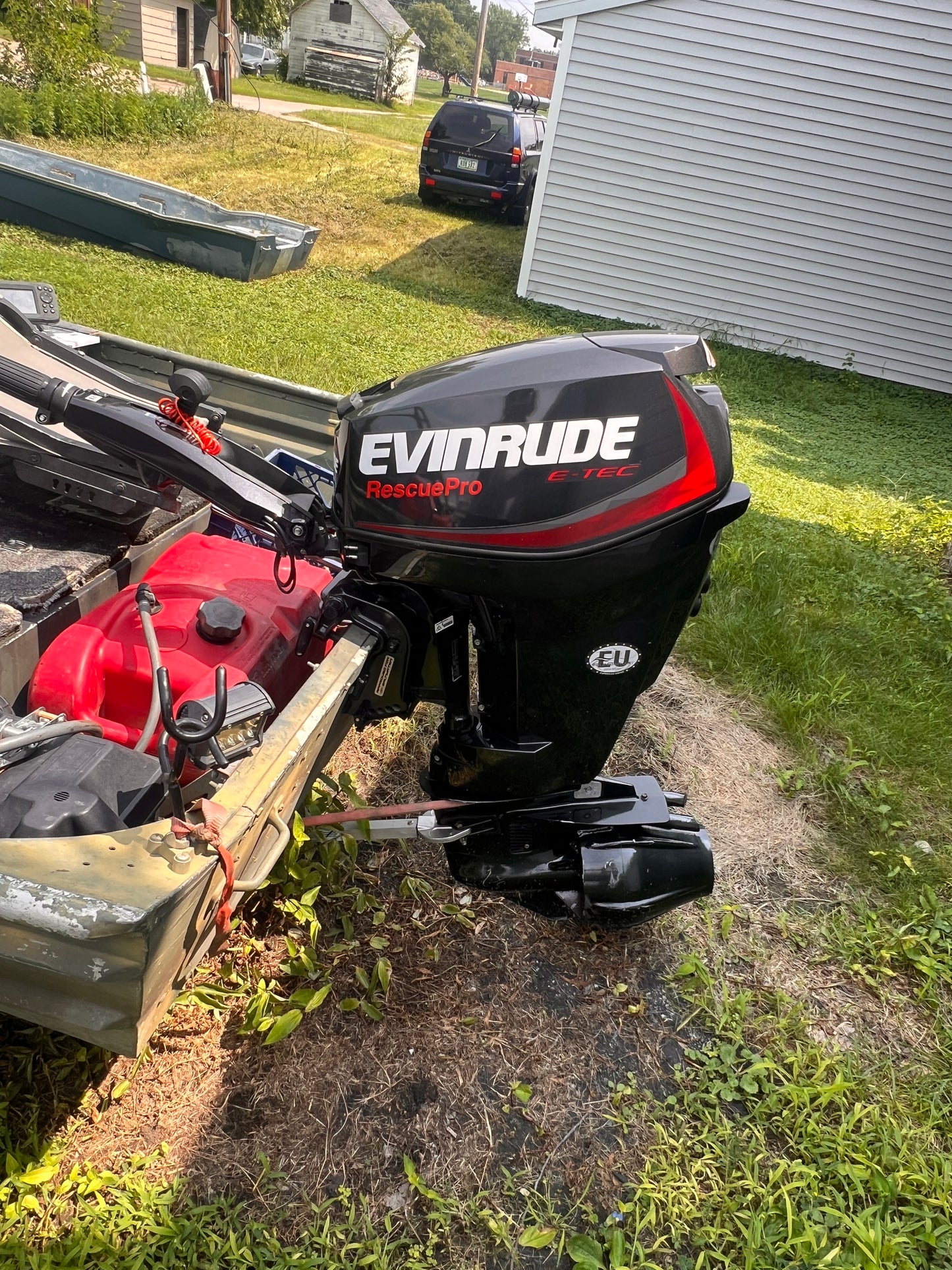 2018 Evinrude Etec 25HP Rescue Pro Pump Jet