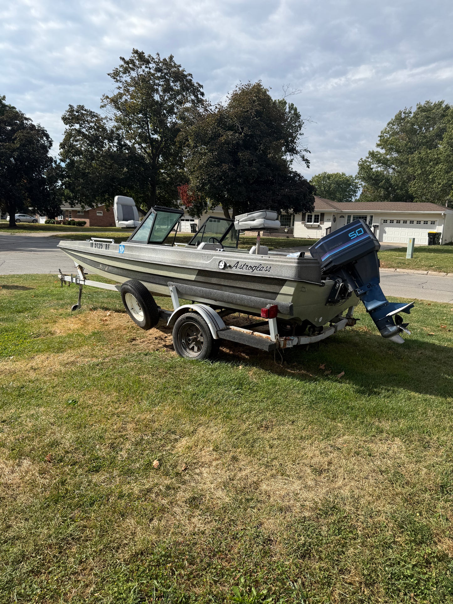 1987 Astroglass Combo 151 With Trailer