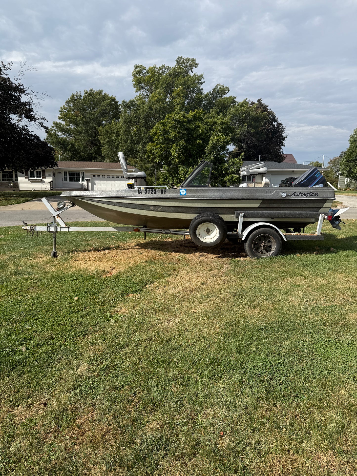 1987 Astroglass Combo 151 With Trailer