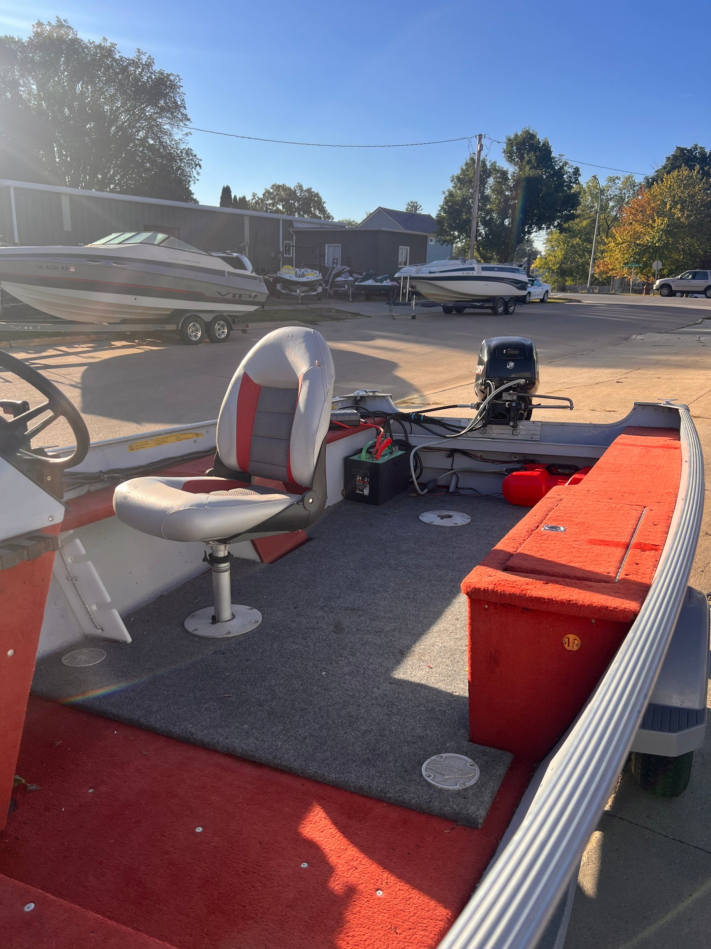 1991 Lund Rebel Pike 16" With Trailer