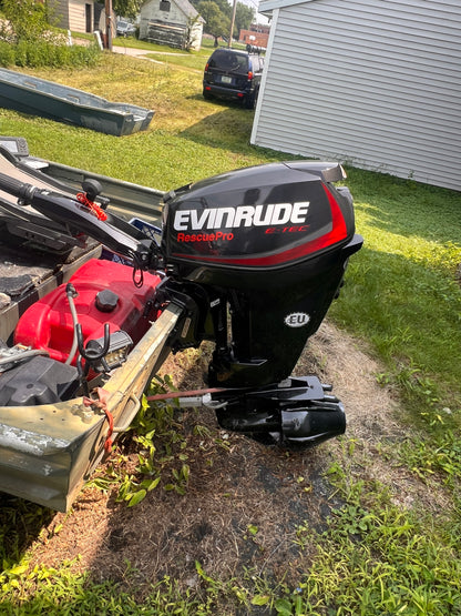2018 Evinrude Etec 25HP Rescue Pro Pump Jet