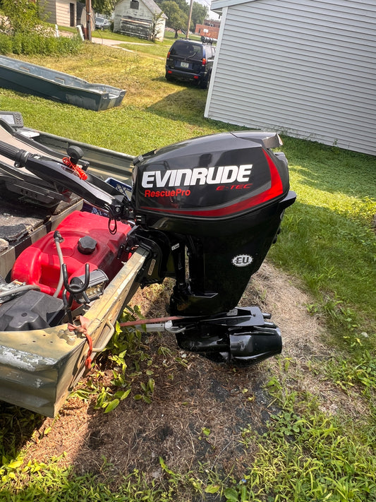 2018 Evinrude Etec 25HP Rescue Pro Pump Jet