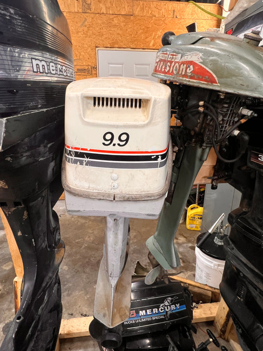 Johnson 9.9 HP Tiller Outboard Motor