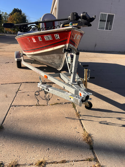 1991 Lund Rebel Pike 16" With Trailer